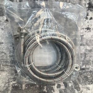 Beauqicy Home OS Washing Machine Hoses Braided Silver Utility Stainless Steel